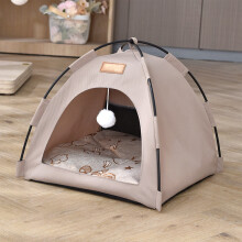 Dog Cat Tent House, Foldable Washable Dog House, Portable Indoor/Outdoor Pet Tent House for Cats, Puppies and Other Small Animals