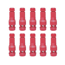 10PCS Low Voltage Puncture Connectors for Landscape Lighting - Screwless Swivel Wire Connector, Weatherproof IP66, Easy Install for Patio Lights