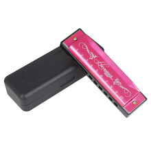 Irin Tremolo Harmonica in C Key 10 Holes Stainless Steel