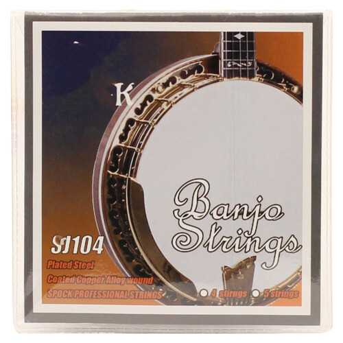 Banjo Strings Stainless Steel Carbon Copper Alloy 4-Set