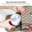 (White Green) 350ML Folding Portable Silicone Cup 5