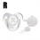 Baby Pacifier with Rhinestone Clip Personalized Initial 1