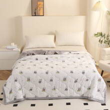 59.0639.37 inch Comforter, Cotton Cooling Comforter, Machine Washable Breathable Air Conditioning Quilt, Summer Baby Bear Printed Quilt Size