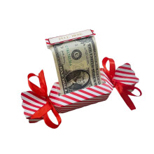 Christmas Surprise Money Bag - Festive Candy-Inspired Gift Pouch with 10 Pull-Out Cash Bags