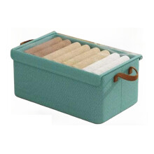 Foldable Fabric Storage Box with Cover & Dustproof Design – Multi-Layer, Classified Storage for Pants, Underwear, Toys – Compatible with Xoxingysm