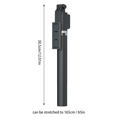 6-in-1 Wireless Selfie Stick Tripod with Detachable Remote & Light, Compatible with iPhone/Android 2