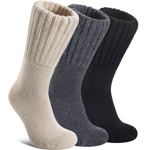 Women's Merino Wool Boot Socks Thermal Thick Winter Warm