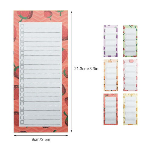Magnetic Notepad for Fridge Fruit Design 1 PC 1
