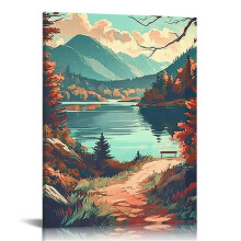 Art, Travel, Print, Cityscape Painting, Wall Decor, Home Decor, Illustration Art 12x16 in