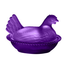 Rustic Plastic Chicken Coop Nest Candy Tray with Lid – Farmhouse Serving Bowl for Sweets, Snacks & Treats, Kitchen Decor & Festive Centerpiece