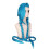 Blue Long Braid Cosplay Wig Fashionable and Unique 3