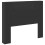 VidaXL vidaXL Storage Headboard with LED Black Engineered Wood 3