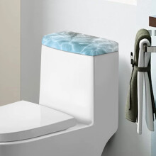 Reusable Sea Toilet Tank Cover – Soft, Decorative Tank Lid Protector Compatible with Standard Toilets
