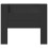 VidaXL vidaXL Storage Headboard with LED Black Engineered Wood 5