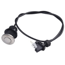 Garbage Disposal Air Switch Kit Air Switch Button Kit for Spa Tub Hot Tubs Processor Switch Electrical Equipment Supplies Tools 32mm Brushed
