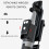 6-in-1 Wireless Selfie Stick Tripod with Detachable Remote & Light, Compatible with iPhone/Android 8
