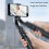6-in-1 Wireless Selfie Stick Tripod with Detachable Remote & Light, Compatible with iPhone/Android 4