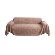 Anti Slip Chair Sofa Cover,Jacquard Velvet Couch Slipcover for 2 Seater Couches with Armrest, Furniture Protector for Pets