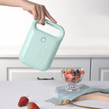 Portable Colorful Electric Sandwich Maker with Non-Stick Lid & Light, Compatible with Kitchen Use