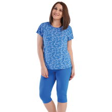 Vienetta Naisten Pyjama, viskoosi, koko 2XL, plus koko
