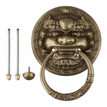 Brass Door Knocker Vintage Chinese Style 140mm