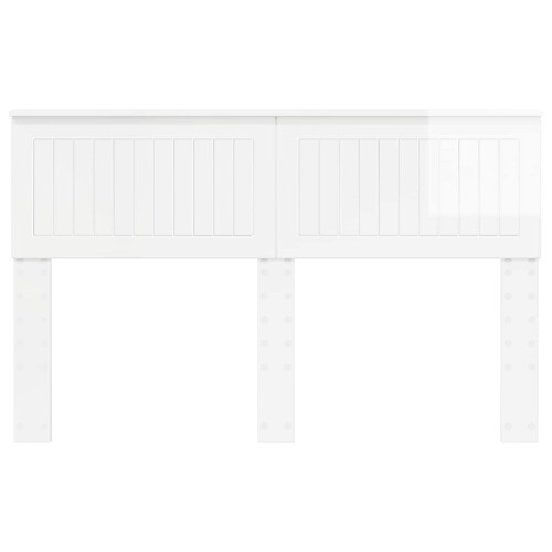 VidaXL vidaXL Headboard Gloss White Engineered wood 2