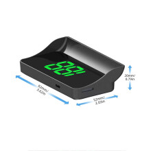Car Windshield Head Up Display Digital GPS Speedometer With Overspeed Alert Car Accessories Suitable For All Vehicles