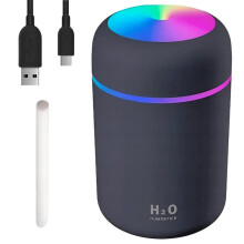Luftfugter aromadiffuser farve LED-lampe USB
