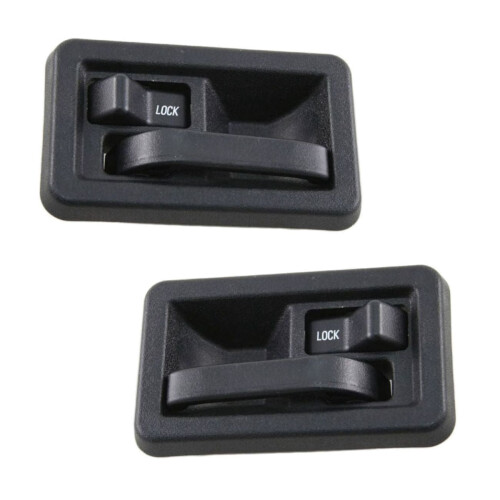 Car Door Handle Interior Left Right 2pcs Black