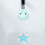 Silicone Bathtub Overflow Drain Cover Blue 1