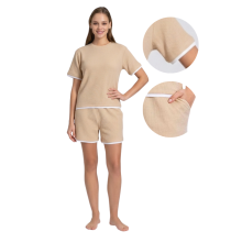 Damepyjamas XL shorts kortærmet bomuld løs, dejlig til sommerlommer