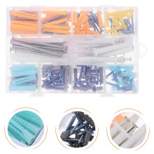 ETEREAUTY 1Set Wallboard Screw Kit Stainless Steel Self Tapping Screws with Storage Case