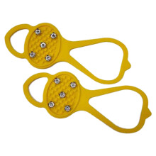 Universal Non-5 Silicone Traction Cleats for Shoes – Ice, Hiking, Walking, Climbing (4 Styles) + Disposable Hair Covers & Rubber Overshoes