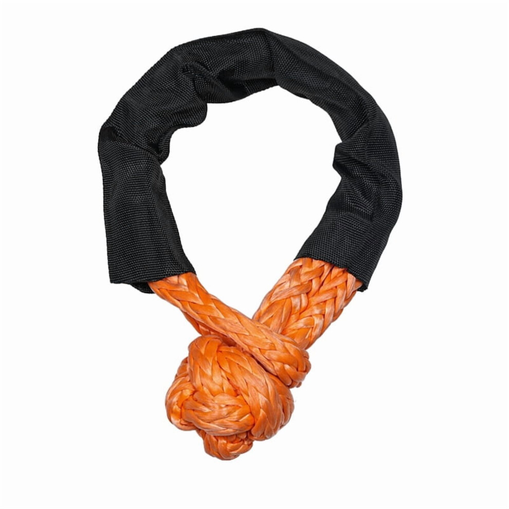 Soft Shackle Recovery Kit W/ Sleeves, 56,000 Lbs, Heavy-Duty Tow Shackles For Off-Road, Truck, Jeep, Suv, Utv, Atv (Orange) Orange 9555307453611