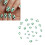 Modern White Press On Nail Short Square Style With Bright 2
