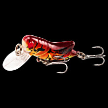 2PC Fishing Lures Jigs 3.5g Bionic Bait Grasshopper Micro Minnow Simulation Grasshopper Lure Fishing Gear realistic silhouette Grasshopper Bait