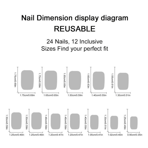 Modern White Press On Nail Short Square Style With Bright 2