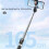 6-in-1 Wireless Selfie Stick Tripod with Detachable Remote & Light, Compatible with iPhone/Android 7