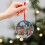 Dublin Christmas Crystal Glass Ornament Round 1pc 6