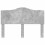 VidaXL vidaXL Headboard Concrete Grey Engineered wood 2