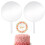 Acrylic Cake Topper Blank 2 pcs for Birthday Wedding 1