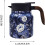 Vintage floral pattern tea thermos with built-in infuser 3