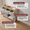 Vida Designs (Grey & Oak) Arlington 3 Drawer Console Table Hallway Unit 7