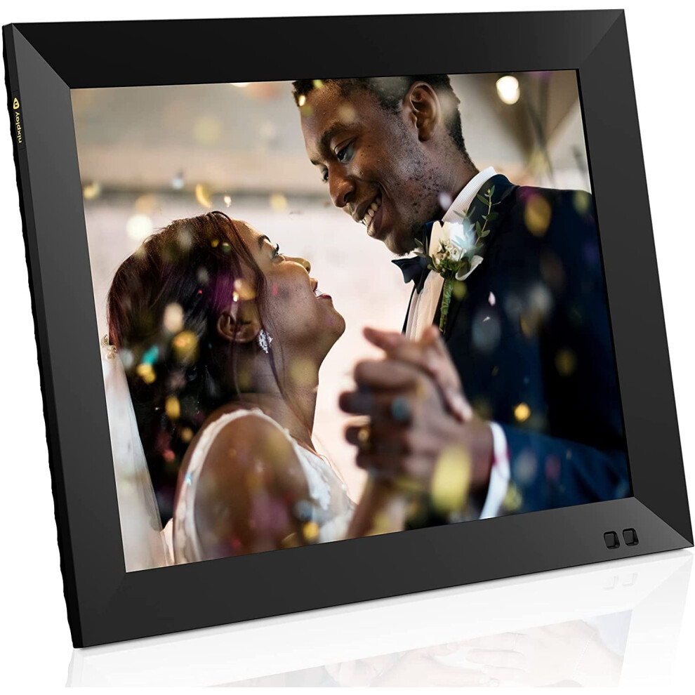 15 Inch Smart Digital Photo Frame With Wifi (W15f) - Share Photos And Videos Instantly Via Email Or App Black 9087558530808