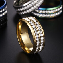 Botrong Rings for Women Ladies Fashion Double Fashion Creative Women Ring Jewelry