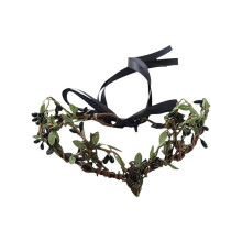 Simulated Leaf Hair Accessories for Weddings, Parties and Festivals - Plastic/Resin Material, Suitable for 56-59cm Head Circumference