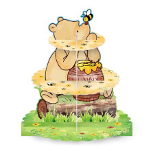 Winnie the Pooh 3-Tier Cupcake Stand Cardboard