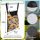 Sunflower Cow Print Clothespin Bag with Hanging Hook 6