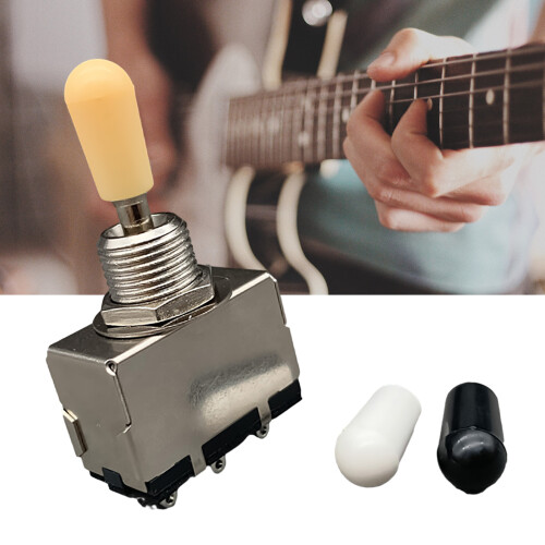 Electric Guitar 3Way Toggle Electric Guitar Pickup Selector 3 Position Pickup Toggle with Knob Caps 1