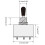 Electric Guitar 3Way Toggle Electric Guitar Pickup Selector 3 Position Pickup Toggle with Knob Caps 3